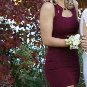 A’gaci Maroon Dress